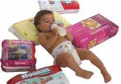 You'll change about 2,500 diapers during your baby's first year.