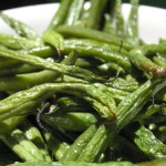 Pregnancy Snack: Toasty Green Beans